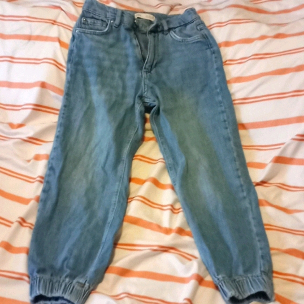 Girl blue jeans